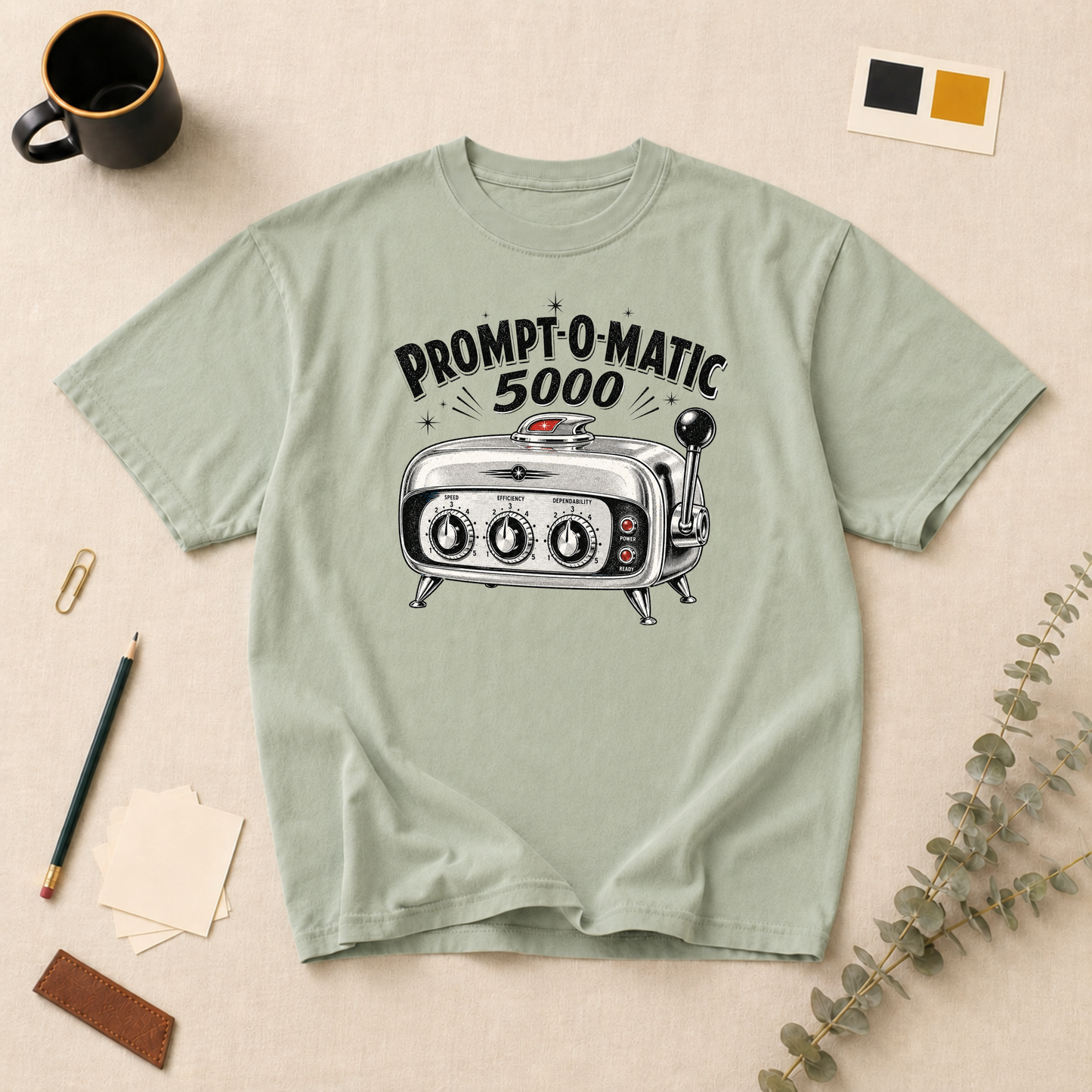 Prompt-o-matic t-shirt