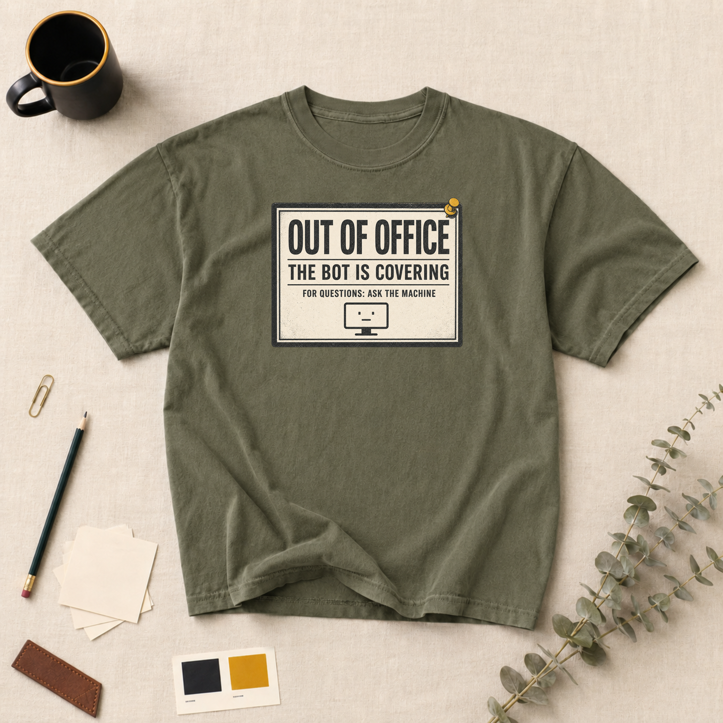 Out of office t-shirt