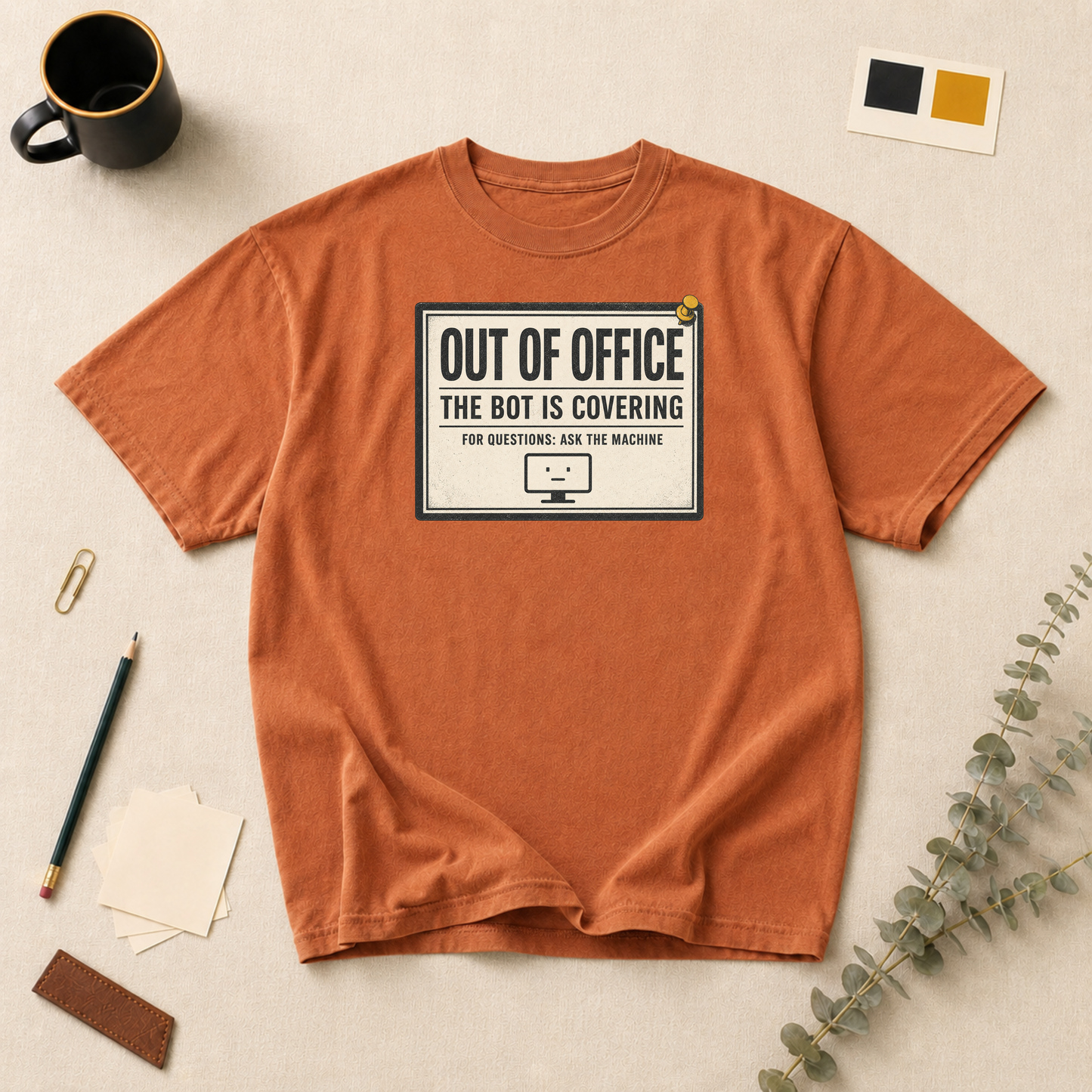 Out of office t-shirt