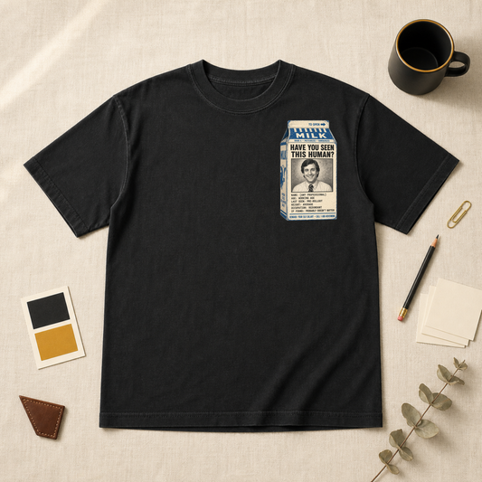 Milk carton t-shirt