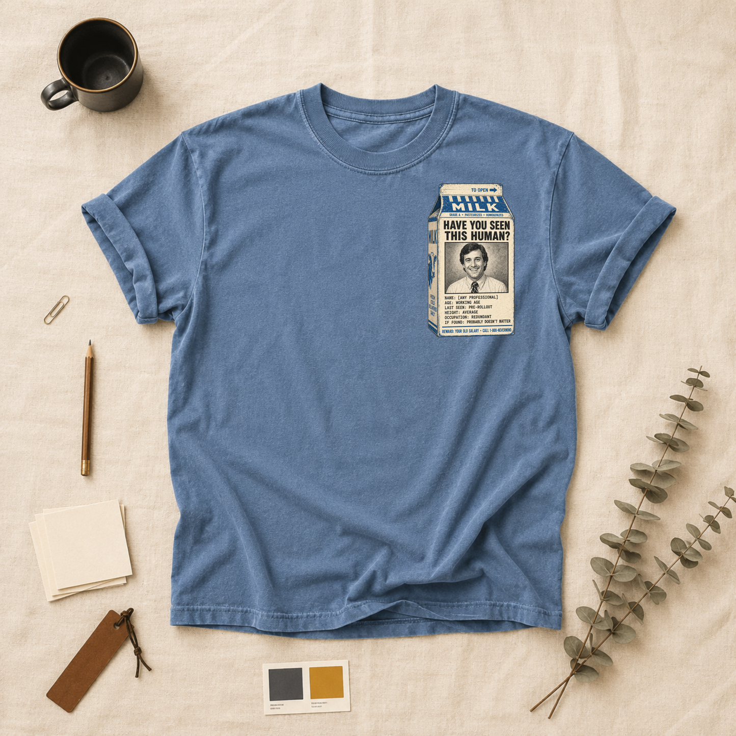 Milk carton t-shirt