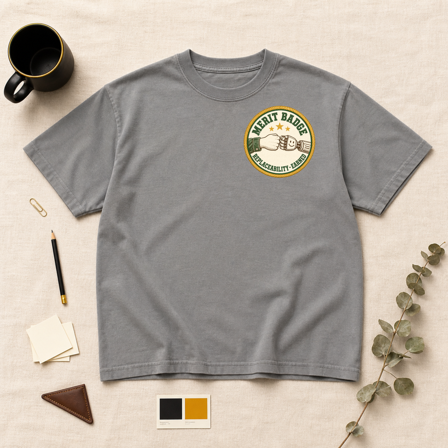 Merit badge t-shirt