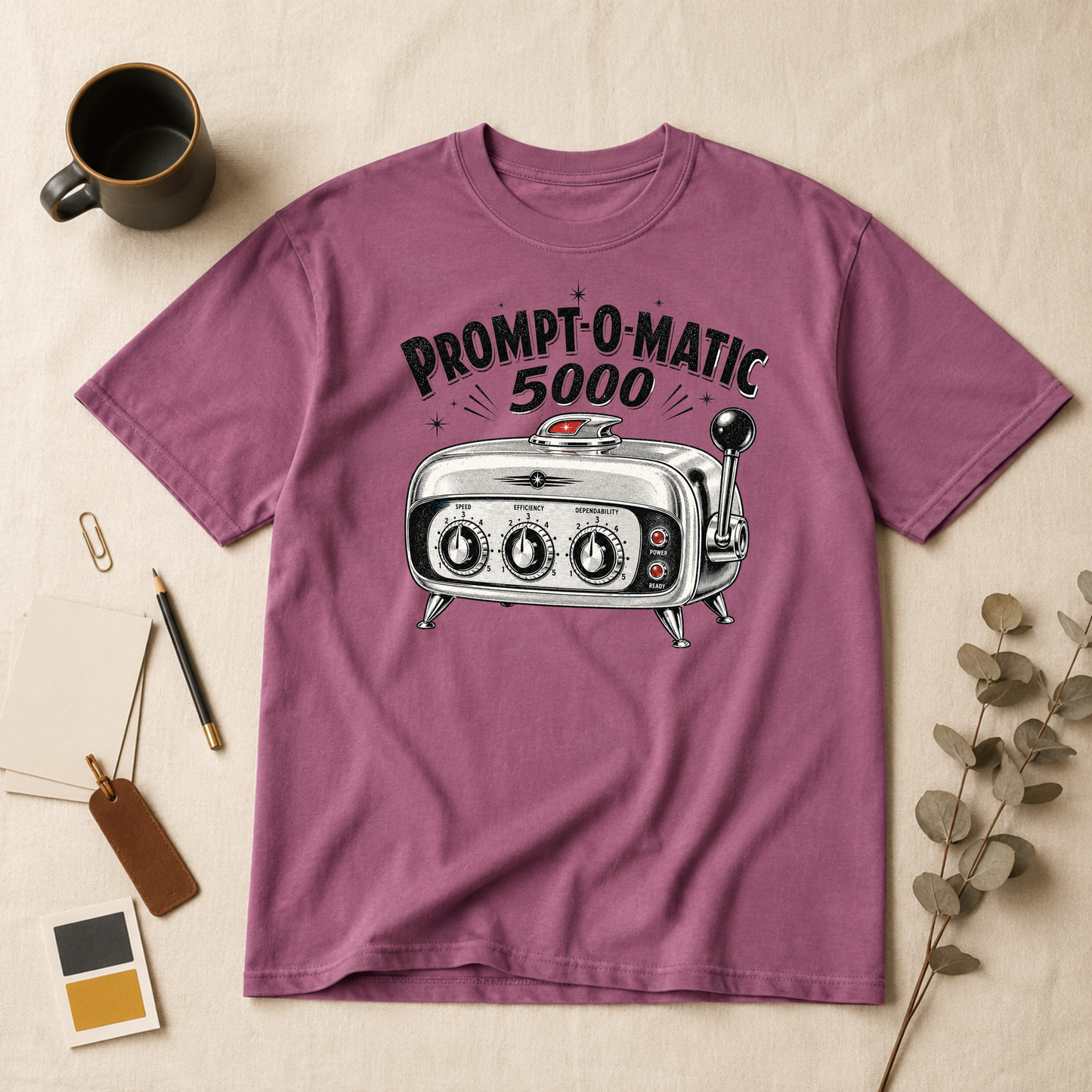 Prompt-o-matic t-shirt