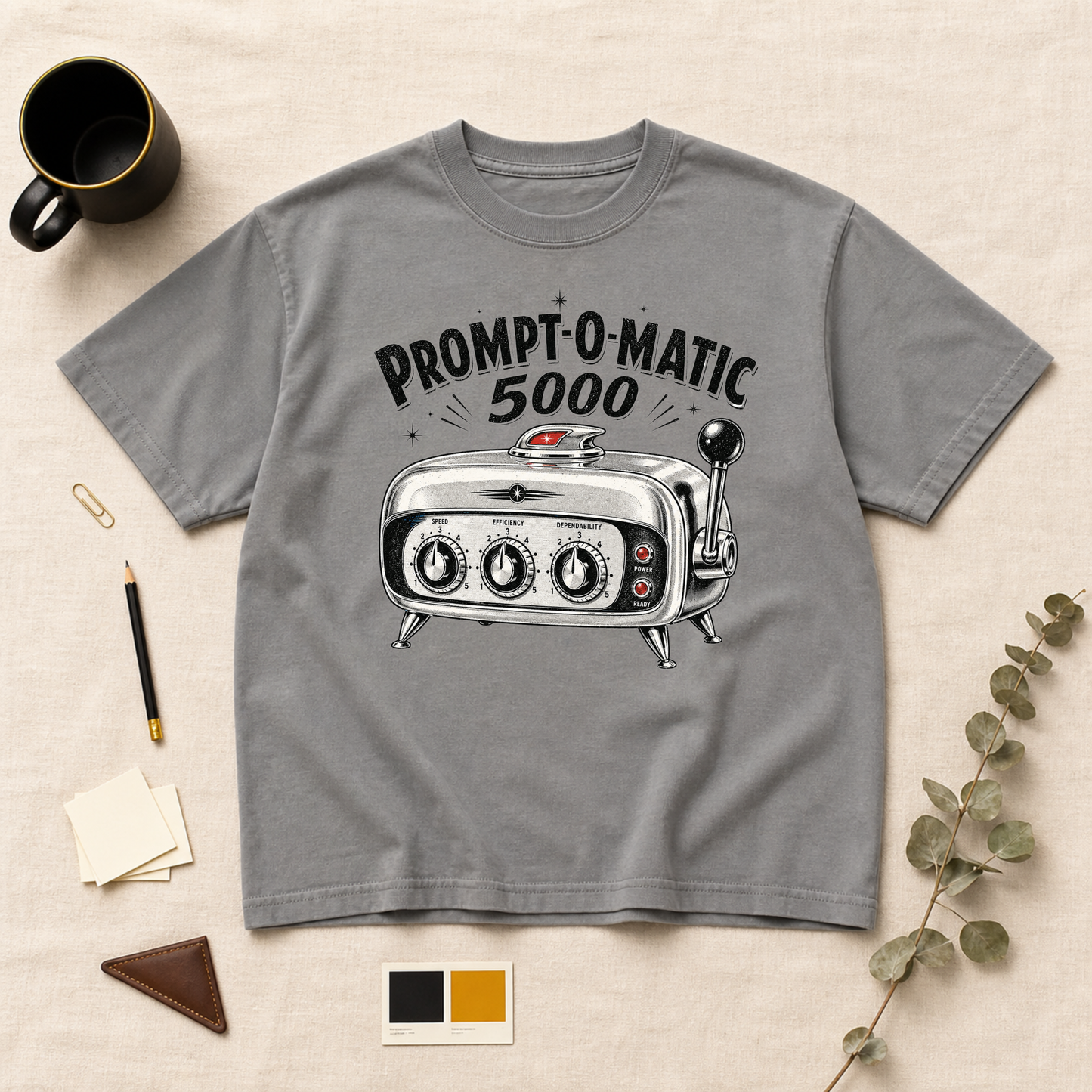 Prompt-o-matic t-shirt