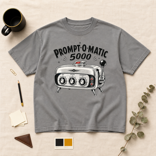 Prompt-o-matic t-shirt
