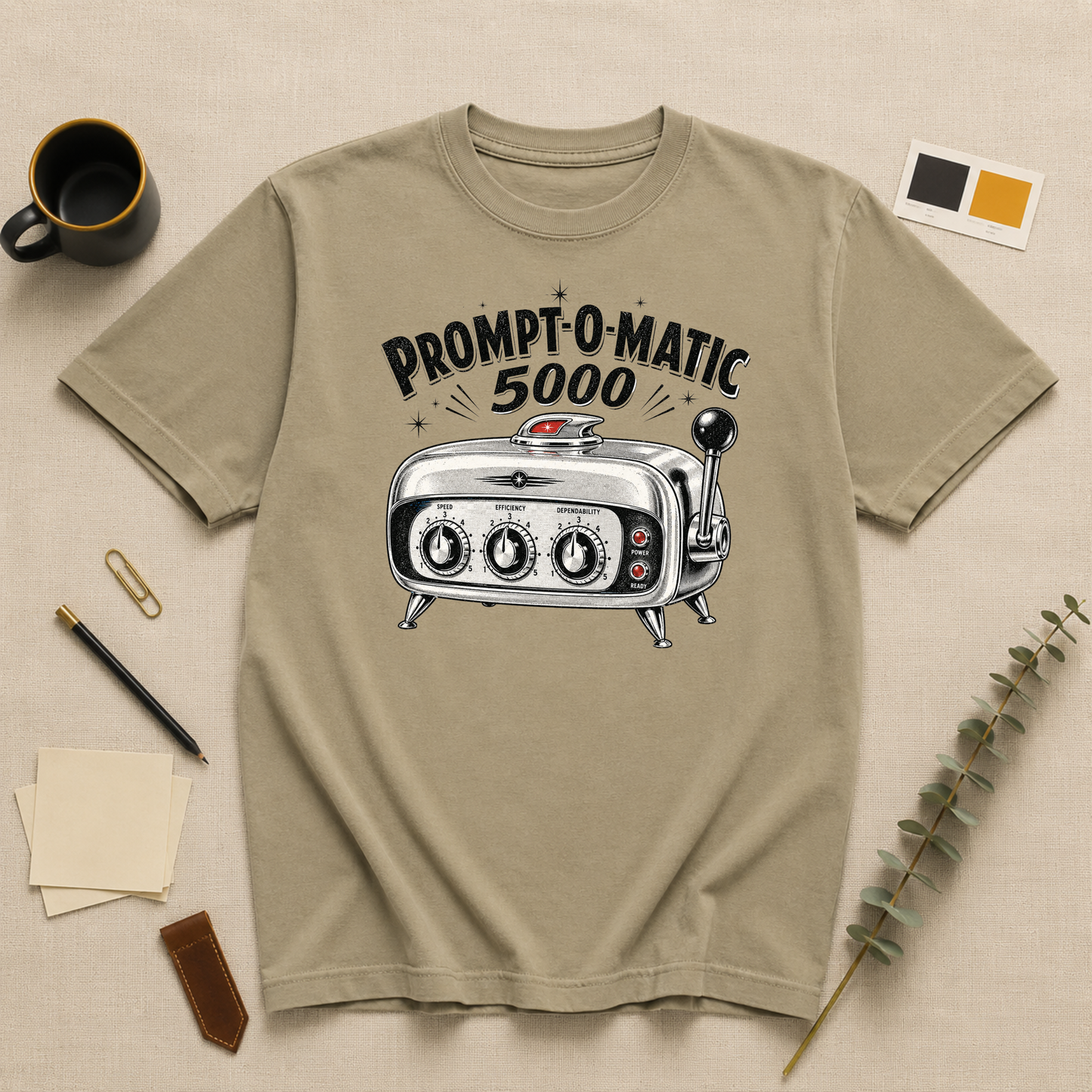 Prompt-o-matic t-shirt