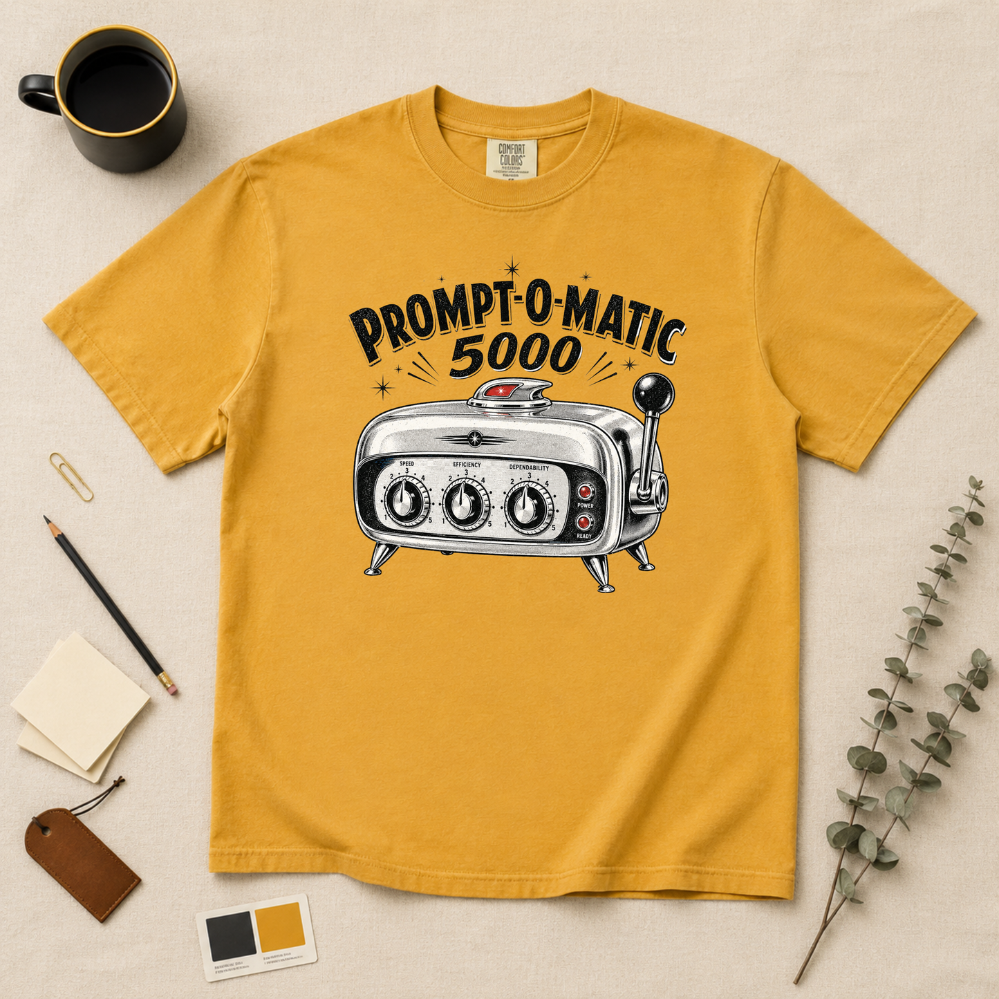 Prompt-o-matic t-shirt