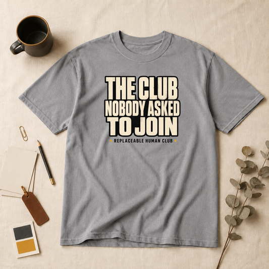 The club nobody asked to join t-shirt