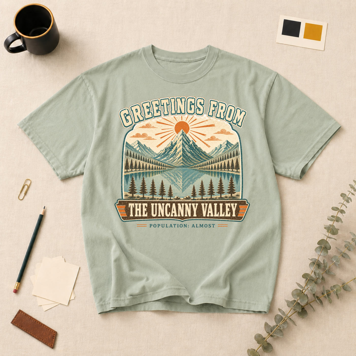 Uncanny valley t-shirt