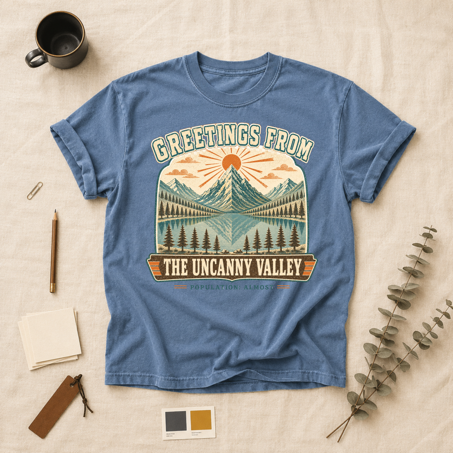 Uncanny valley t-shirt