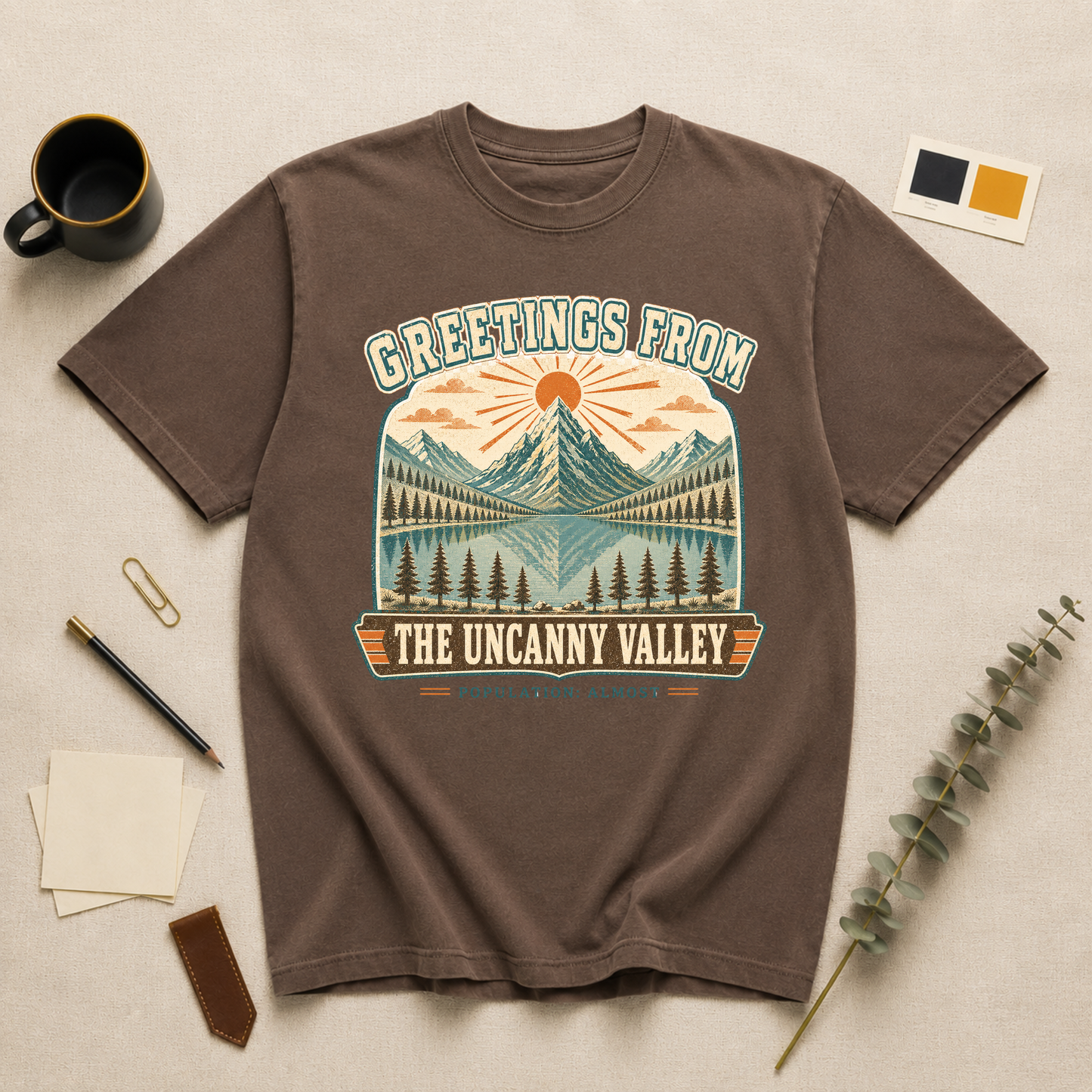 Uncanny valley t-shirt