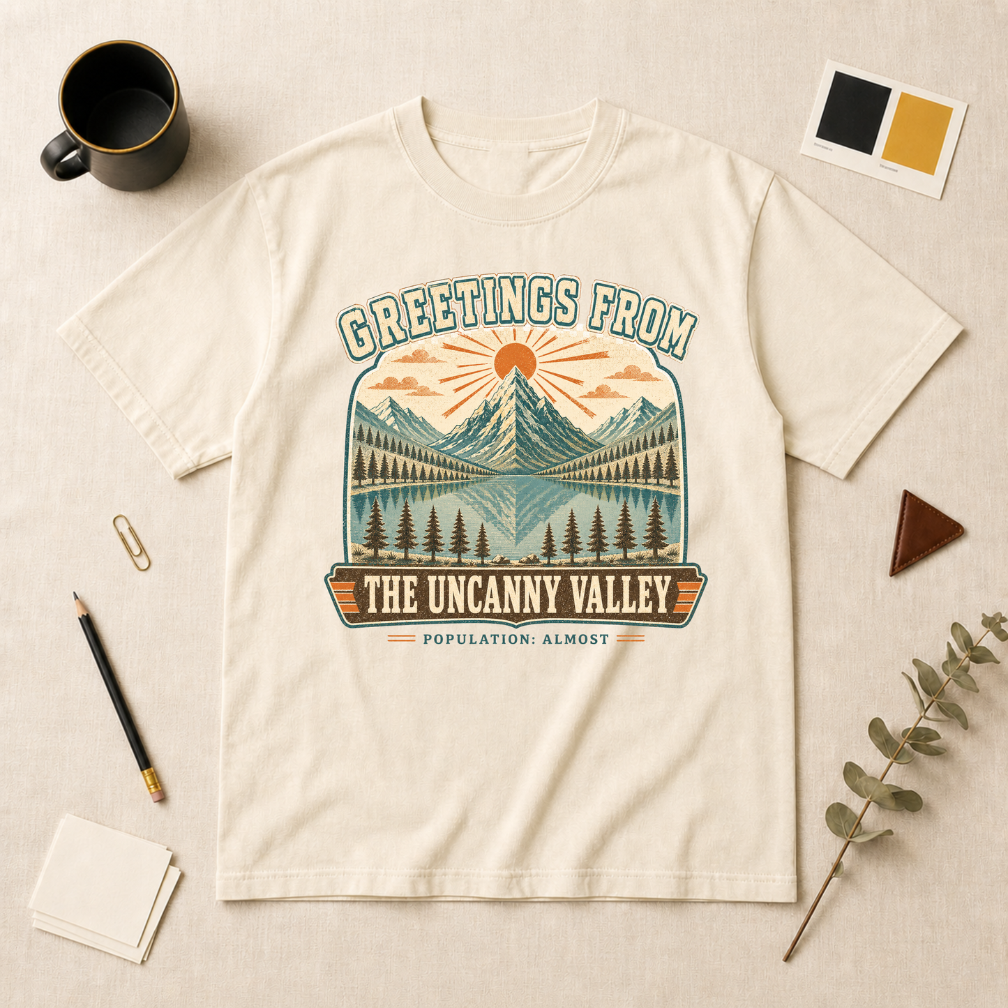 Uncanny valley t-shirt
