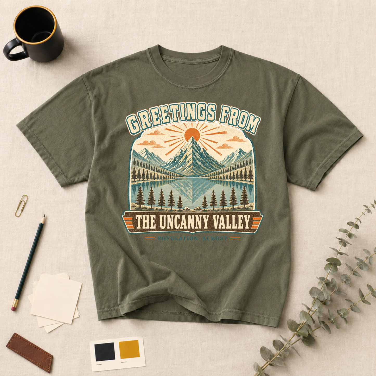 Uncanny valley t-shirt
